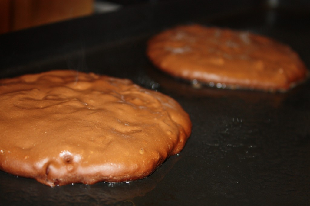 double chocolate pancakes