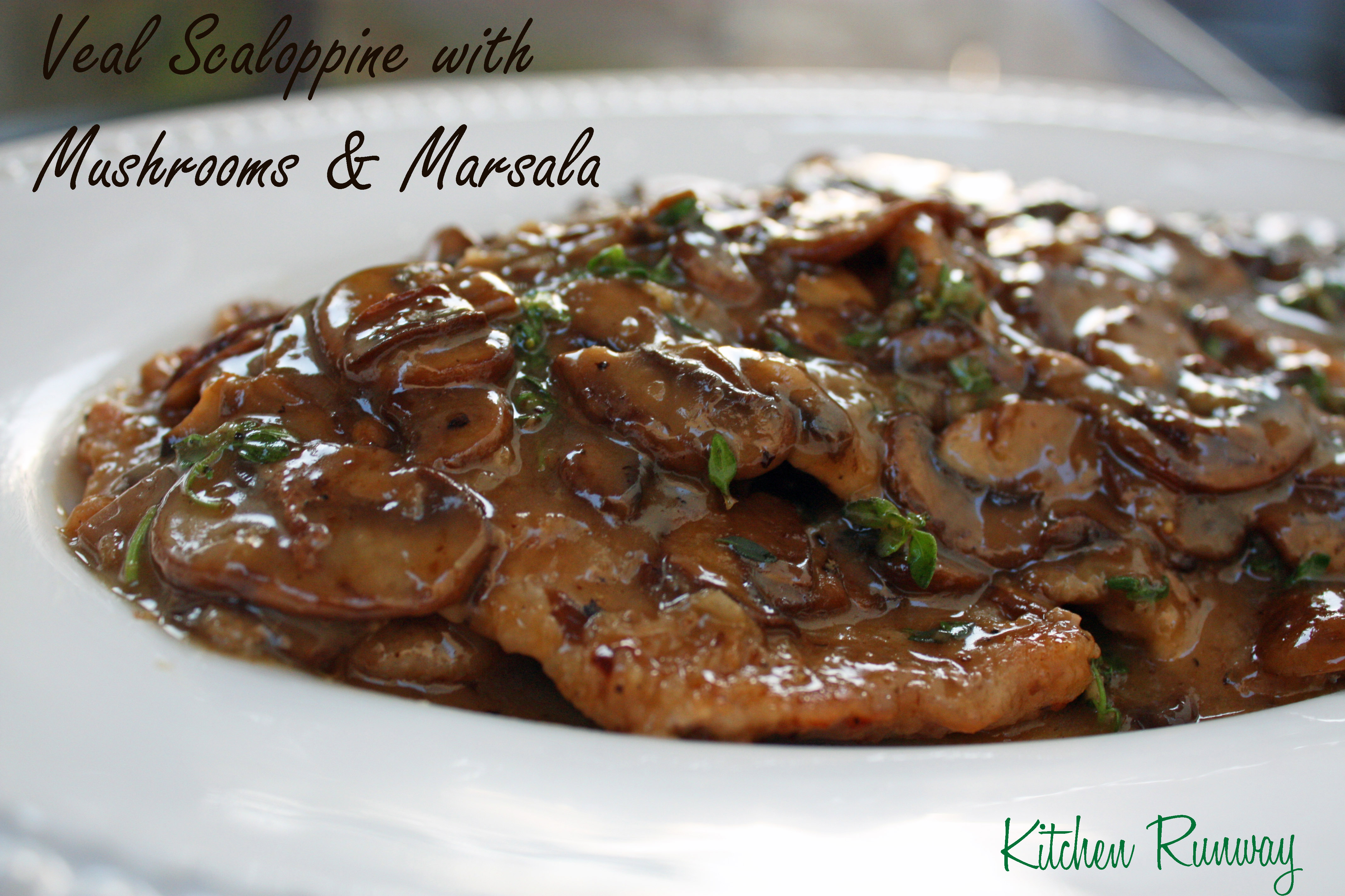 veal scaloppine with mushrooms and marsala
