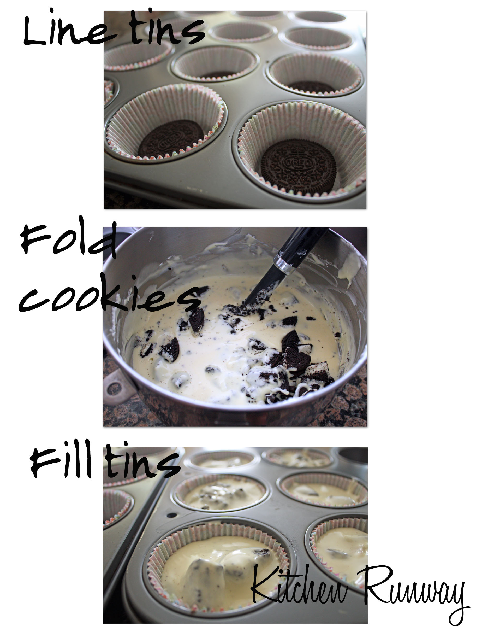cookies and cream cheesecake step by step