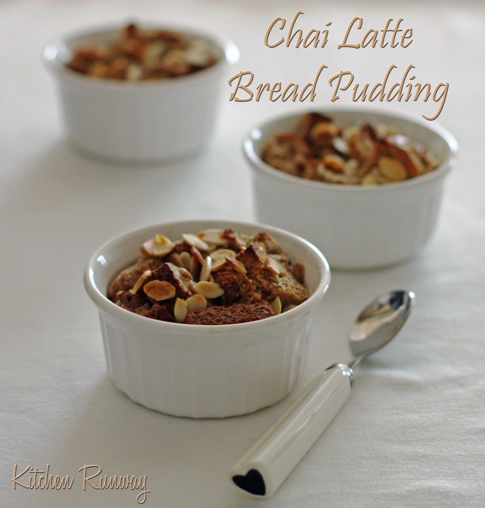 chai latte bread pudding