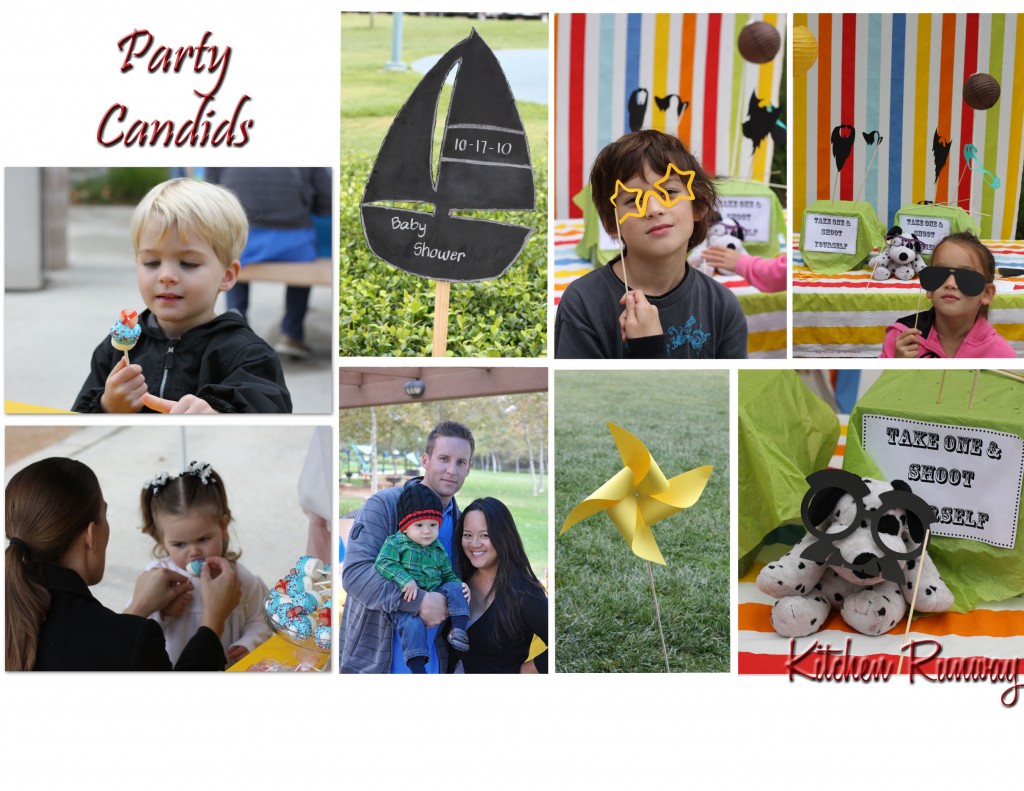 party candids collage