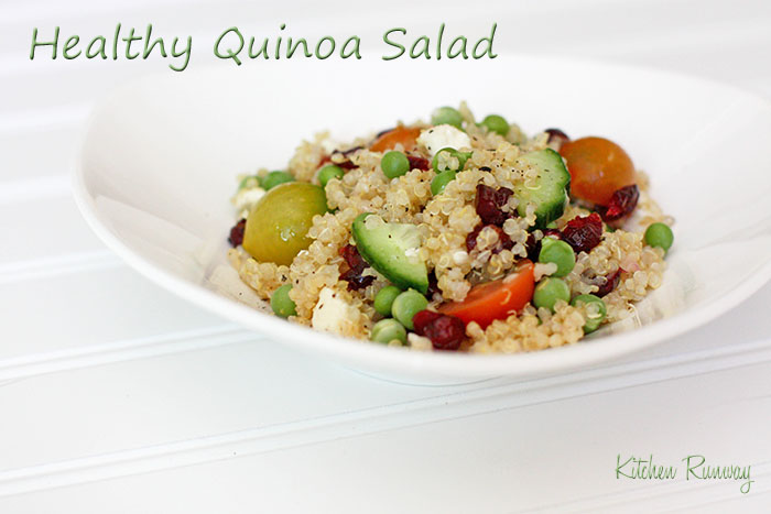 healthy quinoa salad