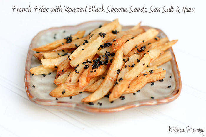 roasted black sesame, sea salt & yuzu fries