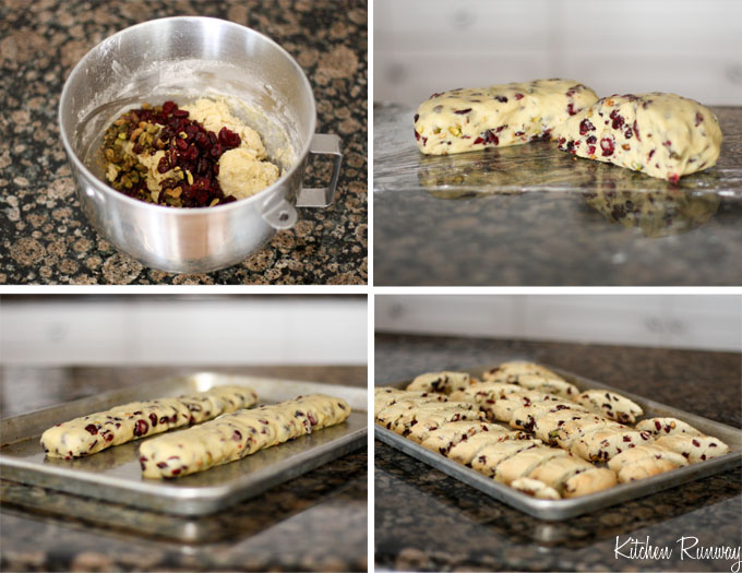 how to make cranberry pistachio biscotti 