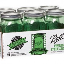 Ball Green Heritage Jars